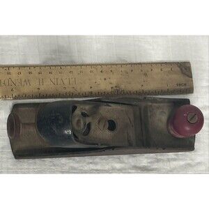 Vintage 7" Dunlap Block Wood Plane Woodworking Tool Grandpa Gift Nostalgia Art